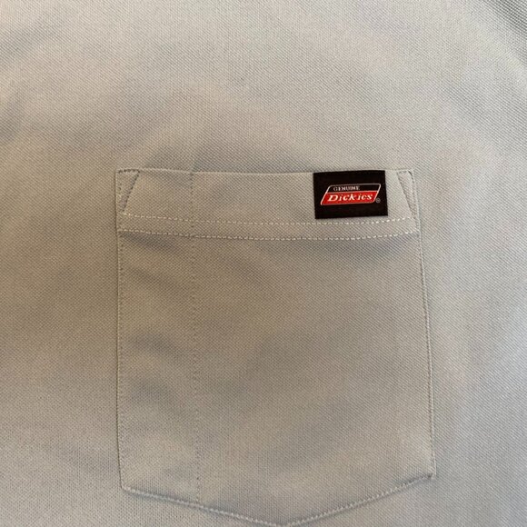 Dickies Men's T-Shirt 2XL Light Blue Crewneck With Pocket - Picture 6 of 11